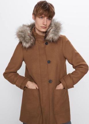 Новое женское демисезонное пальто зара, оригинал, размер xxl2 фото