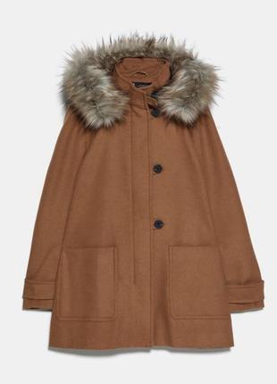 Новое женское демисезонное пальто зара, оригинал, размер xxl3 фото