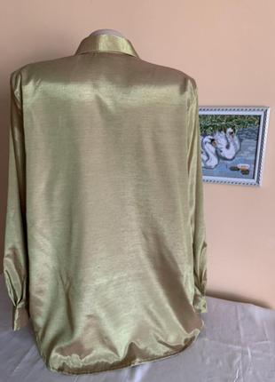 Винтажная блуза из тайского шелка b. corner4 фото