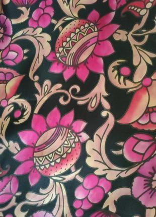 Атлас натуральний шовк великий красивий хустку вінтаж шовк атлас