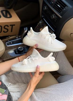 Adidas yeezy boost 350 white 🍏 стильні жіночі кросівки адідас ізі 350