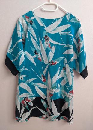 Шелковая туника, блузка 100% шелк5 фото