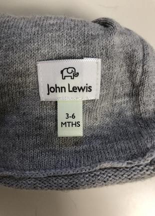 John lewis дитяча демисезонна шапочка 3-6 міс4 фото