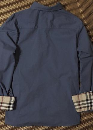 Рубашка burberry shirt клетчатая/в клетку оригинал4 фото