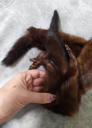 Горжетка чулок норковый шарф скандинавская норка