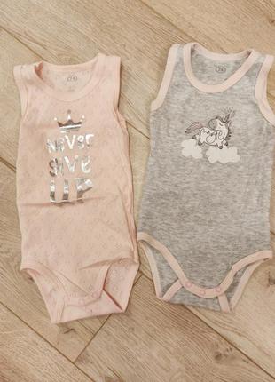 Боді-майки 2шт. дівчинка р. 74
