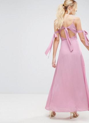 Шифонова сукня лавандового кольору3 фото