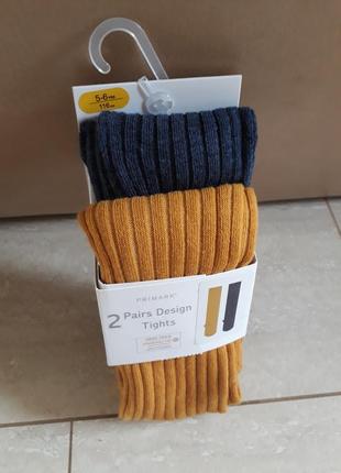 Колготы рубчиком primark