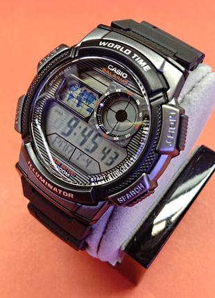 Мужские стильные часы casio ae - 1000w-1bvef