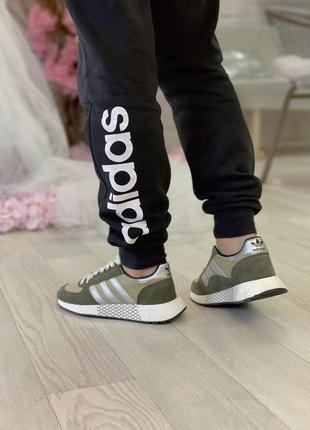 Кросiвки adidas marathon tech shoes khaki9 фото