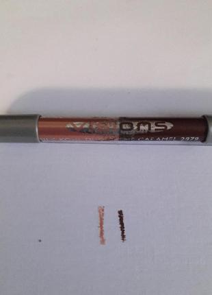 Подвійний контурний олівець для губ оріфлейм,creme caramel,тон 28791 фото