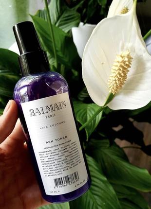 Тонирующий спрей для волос balmain ash toner