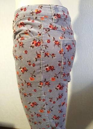 Серые вельветовые брюки джинсы next ✅1+1=3