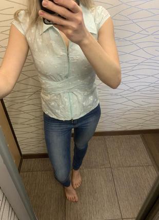 Классная рубашка из прошвы