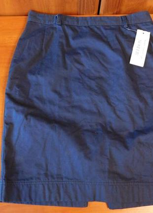 Темно-синяя юбка allison маленький размер. небольшой размер.2 фото