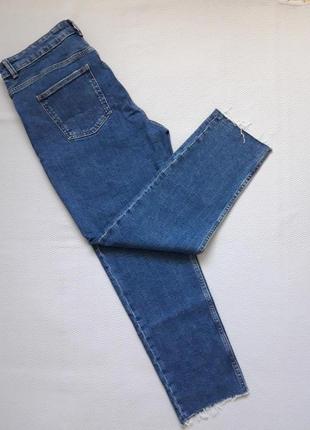 Актуальные стрейчевые джинсы в винтажном стиле высокая посадка батал denim co10 фото
