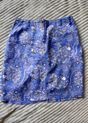Красивая летняя юбка из легкой натуральной ткани.