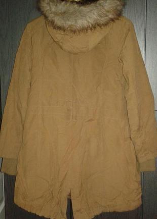 Классная длинная демисезонная куртка - парка от new look, размер 10/38.2 фото