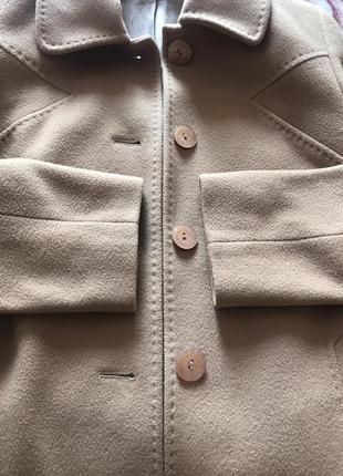 Кашемірове пальто беж/кемел, розмір м5 фото
