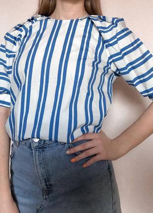 Хлопковая блуза h&m