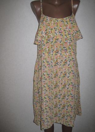 Віскозний сарафан квітковий принт monsoon размер14