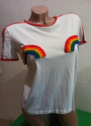 Классная оригинальная футболка  от zara trafaluc