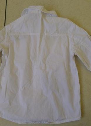 Натуральна сорочка рубашка 2-3р2 фото