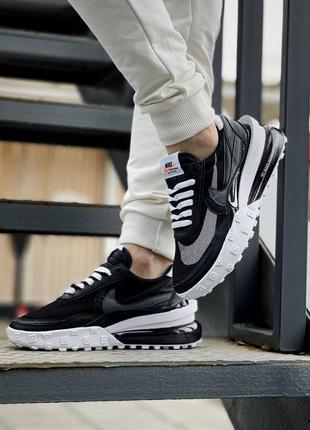 Крутые женские кроссовки nike air max we make noise not чёрные с серым унисекс 36-44 р1 фото