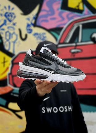 Крутые женские кроссовки nike air max we make noise not чёрные с серым унисекс 36-44 р2 фото