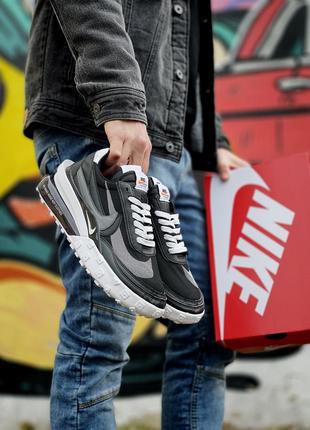 Крутые женские кроссовки nike air max we make noise not чёрные с серым унисекс 36-44 р9 фото