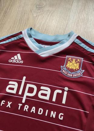 Детская футбольная джерси форма adidas west ham united3 фото