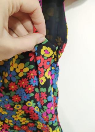 Шикарна квіткова міні сукня5 фото