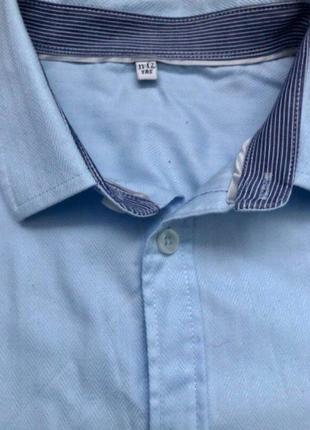 Рубашечка нежно-голубого цвета marks&spencer