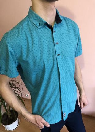 100% хлопок! рубашка летняя
