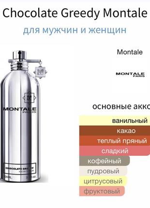 Парфум chocolate greedy montale 10 мл.
