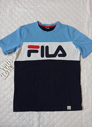 Fila оригінал футболка для хлопчика з нашивкою-логотипом зростання 128