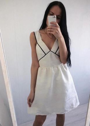 Белое нарядное платье hm2 фото