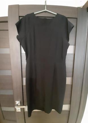 Базовое черное платье большого размера2 фото
