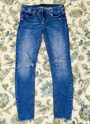 Модные джинсы skinny zara