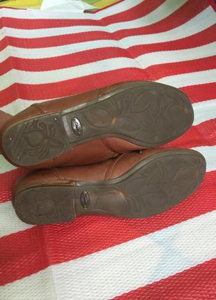 Удобные кожаные туфли лоферы мокасины clarks /100% кожа4 фото