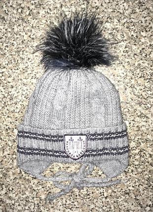Зимняя шапка для мальчика 4/6 лет