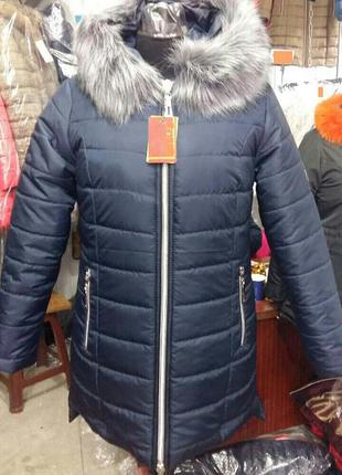 Зимова жіноча куртка парку1 фото