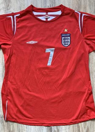 Підліткова футбольна джерсі umbro england 7 backham