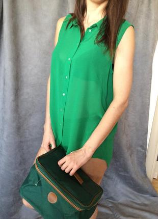 Блуза  топ зелёный