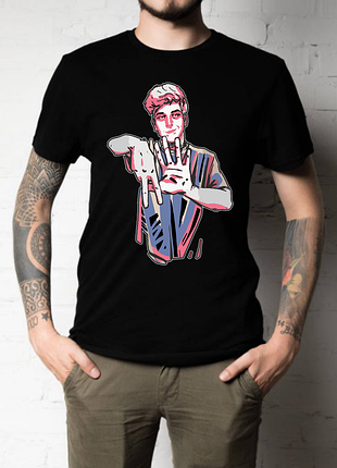 Футболка с принтом "влад а4 вектор" push it