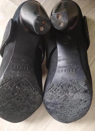 Черные туфли с ремешком carnaby 36р5 фото
