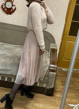 Юбка с кружевом 4