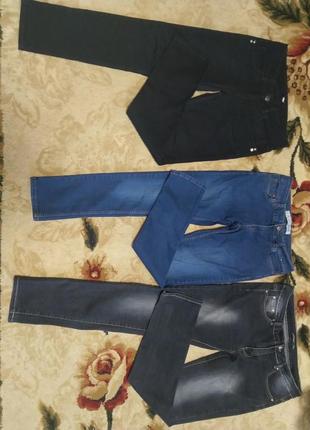 Джинси s/k, denim, розміри 34 та 50.