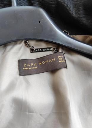 Стильна куртка вітровка тренс плащ дощовик із карманамии і поясом zara7 фото