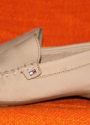 Мокасины, туфли, топсайдеры tommy hilfiger р.40-41 стелька 26 см3 фото